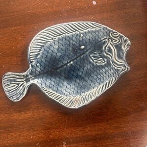 Ann Elizabeth Designs Handmade Pottery Flounder Fish